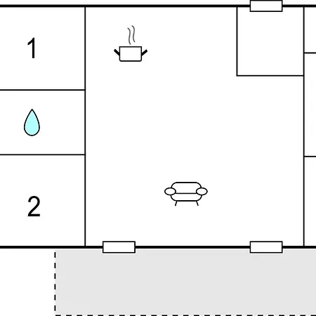 Lovely In With Kitchen Ferienhaus *